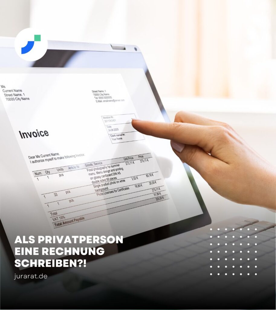 Rechnung schreiben ohne Gewerbe Rechte, Pflichten & mehr!